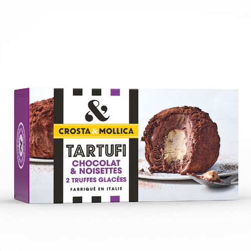 Crosta & Mollica tartufi chocolat et noisettes 2x 104g