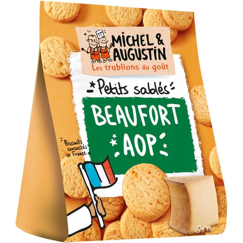 Michel & Augustin Sablés apéritif Beaufort AOP 100g