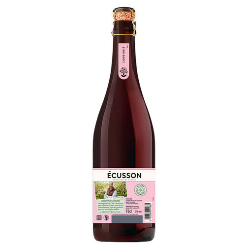 Ecusson Cidre rosé 75cl