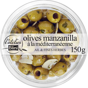 L'atelier Blini Olives manzanilla à la méditerranéenne 150g