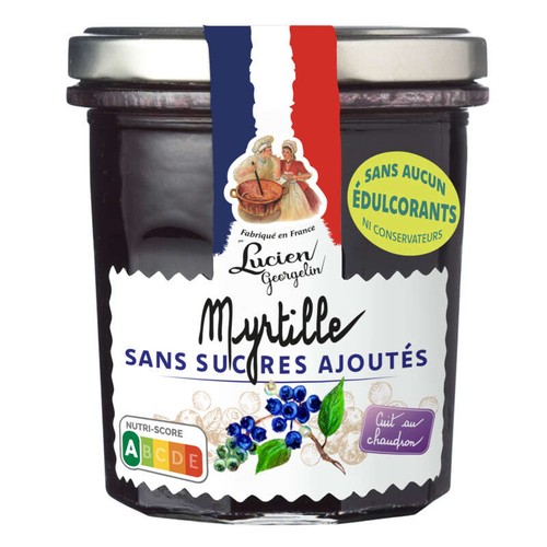 Lucien Georgelin Confiture Myrtille sans sucres ajoutés 320g