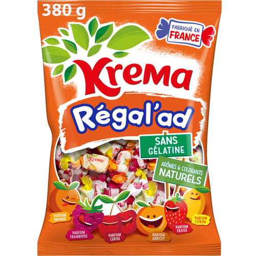 Krema Bonbons Regal'ad Sans Gélatine 380g