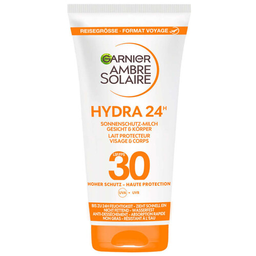 Ambre Solaire Lait Protecteur Visage et Corps SPF 30 Tube 50ml