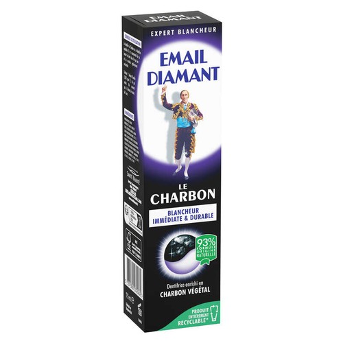 Email Diamant Le Charbon Dentifrice Blancheur Immédiate & Durable 75Ml