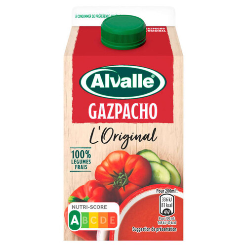 Alvalle - Gazpacho - l'original - La brique de 50cl