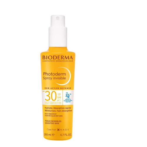 Bioderma Photoderm Spray Solaire Invisible SFP30 Visage & Corps 200ml