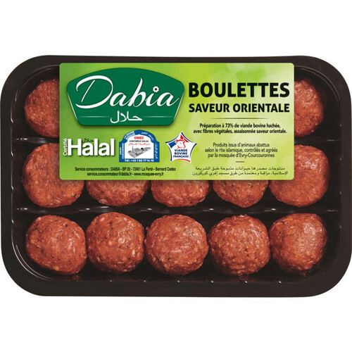 Dabia Boulettes halal saveur orientale 375g