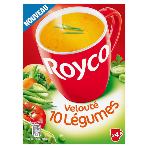 Royco Velouté 10 légumes 4x12,4g