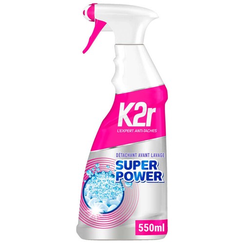 K2R Pistolet Super Power Détachant Avant Lavage 550ml