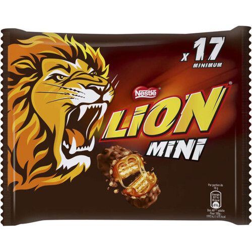 LION MINI Barres chocolatées - sachet 350g