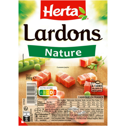 Herta Lardons Nature 200g