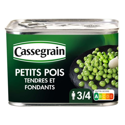 Cassegrain Petits Pois Sélection Tendre et Fondants 495g