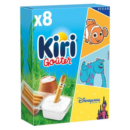 Kiri Goûter Fromage fondu et gressins 8 barquettes 280 g