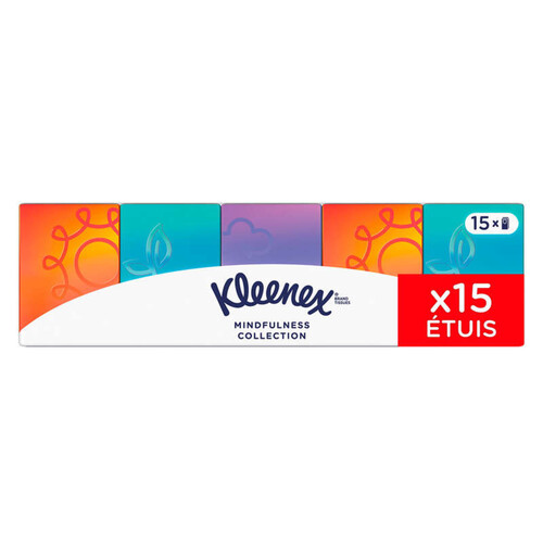 Kleenex Collection Mouchoirs Etuis mini x15