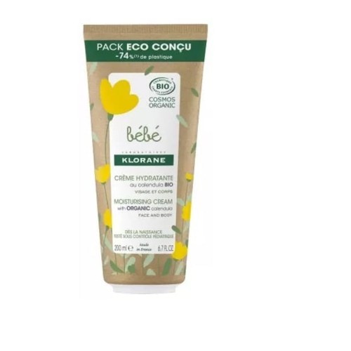 Klorane Bébé Crème Hydratante Bio 200ml