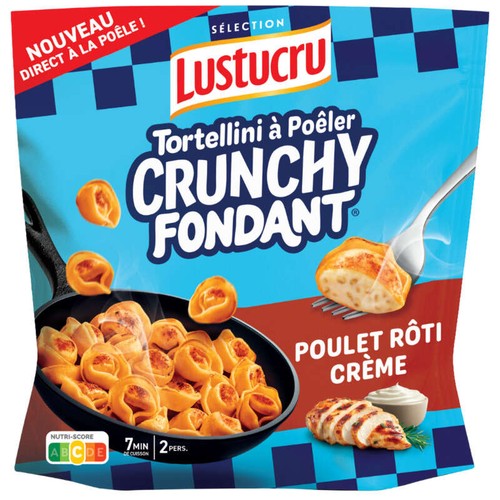Lustucru Tortellini à Poêler Crunchy Poulet 280g