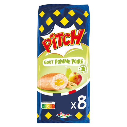 Pitch Brioche Gout Pomme Poire x8 300g