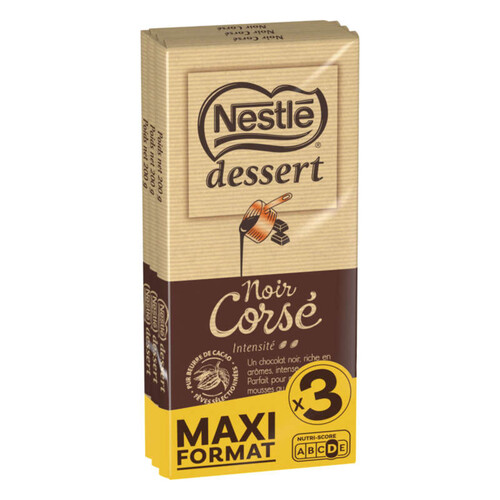 Nestlé Chocolat Noir Corsé 3X200G