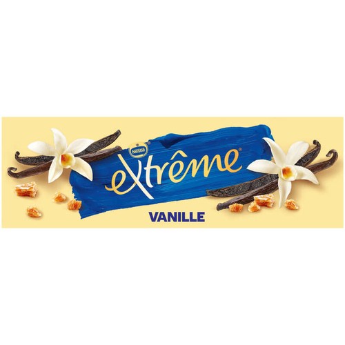 Nestlé Extrême Cônes Vanille & Nougatine x6 426g