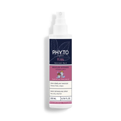 Phyto Kids Boucles Intenses Spray Démêlant Magique Cheveux Frisés et Crépus, 200ml