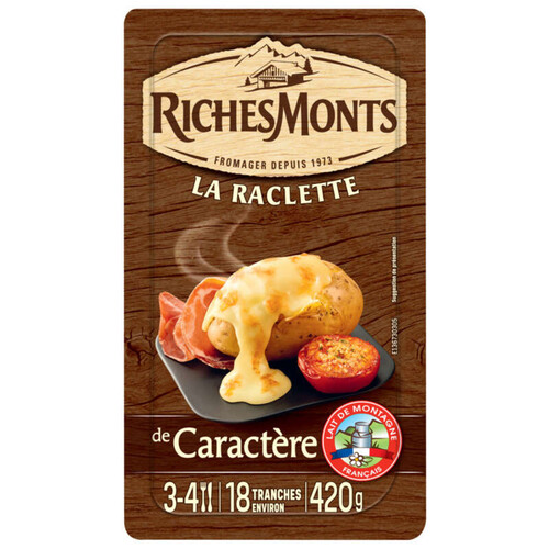 Riches Monts La Raclette de Caractère 420G