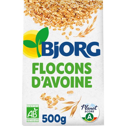 Bjorg Flocons d'Avoine Complète Bio 500g