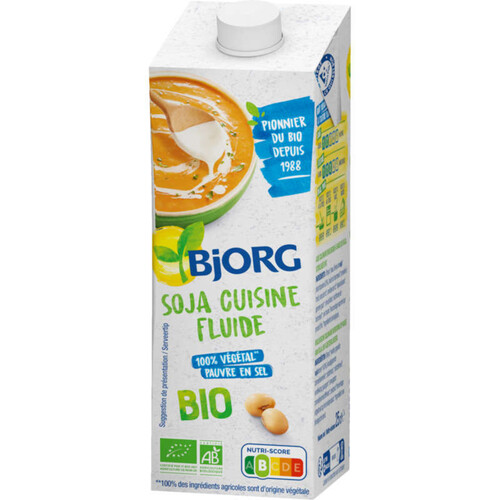 Bjorg Soja cuisine fluide, bio 25cl