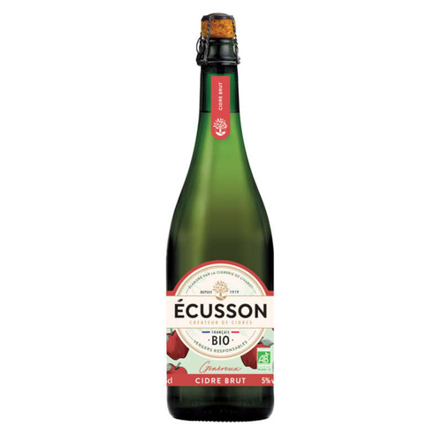 Ecusson Cidre brut Bio 75cl