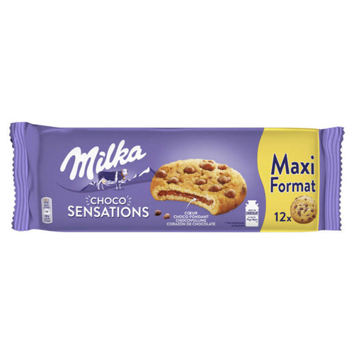 Milka Sensation Cookies aux pépites de Chocolat 312g