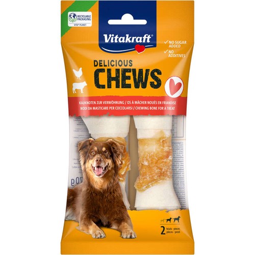 Vitakraft Friandise Os à Mâcher Delicious Chews *2 70g