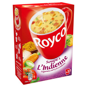 Royco Soupe à l'indienne 3x25,5g.