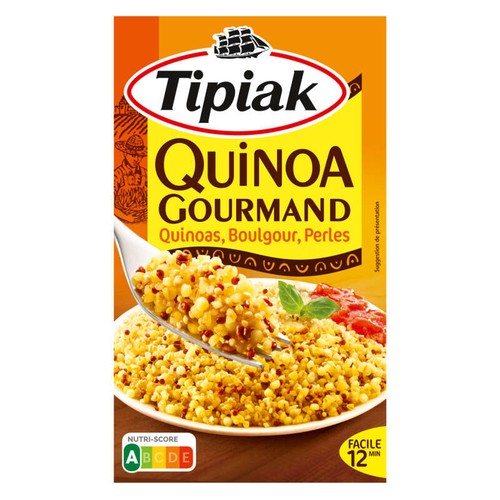 Tipiak Quinoa Gourmand 3 Quinoas & Blé Tendre 400g