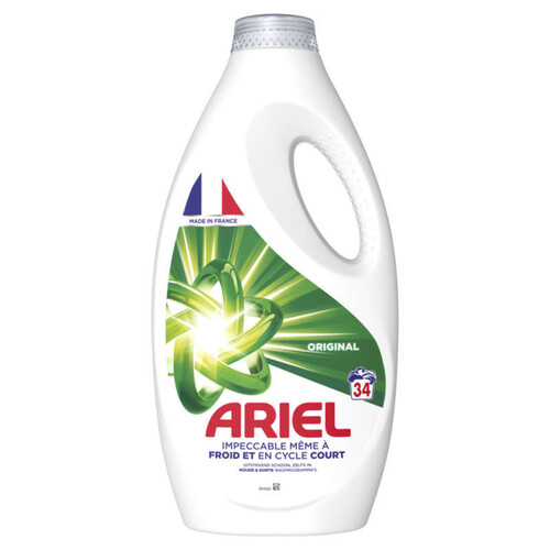 Ariel original lessive liquide 34 lavages 1.53l