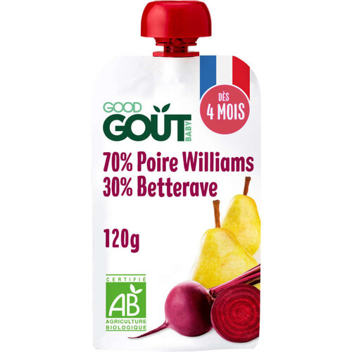 Good Goût kidz Poire bettrave 120g