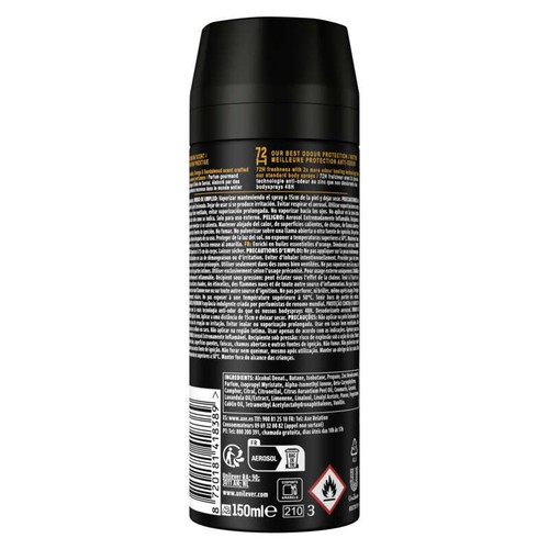 Axe Déodorant Black Vanilla 150ml
