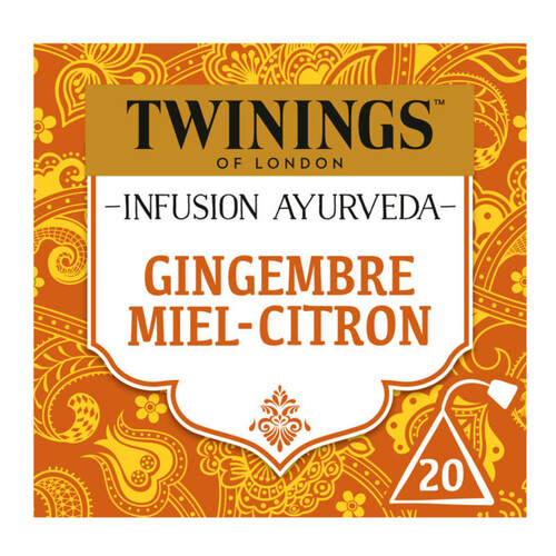 Twinings Infusion Ayurveda Gingembre 20 Sachets