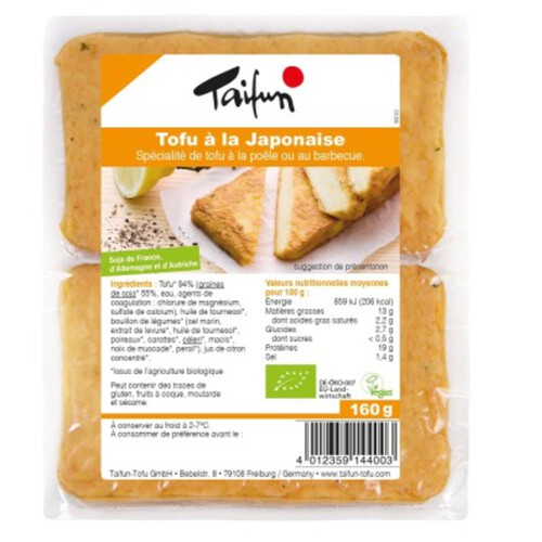 [Par Naturalia]  Taifun Filets de Tofu à la Japonnaise Bio 2 x 80g