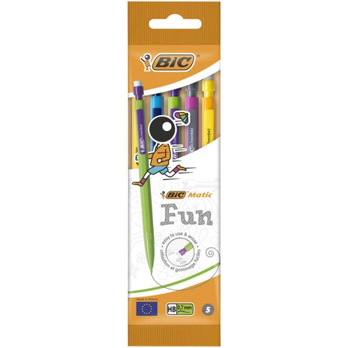 Bic 5 Porte-Mines Matic Combo 0,7Mm