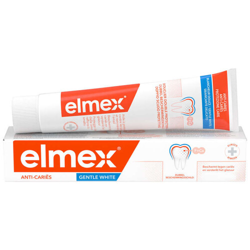 Elmex Dentifrice Anti-Caries Blancheur 0% colorants 75ml