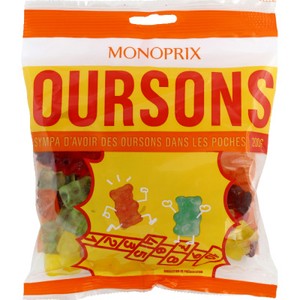Monoprix Bonbons Oursons 200g