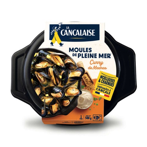 La Cancalaise Cocotte de moules cuisinées au curry 500g