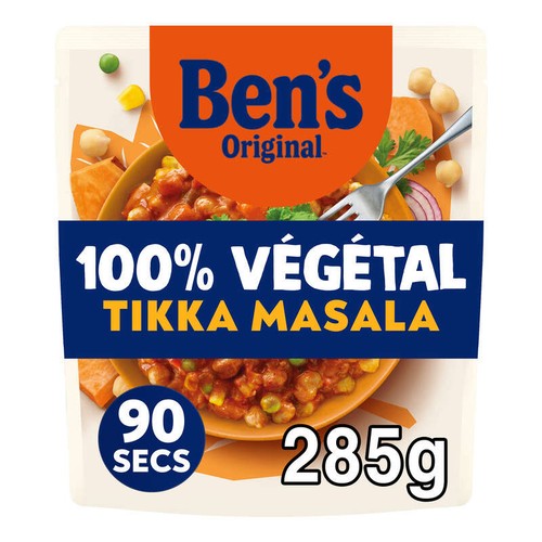 Ben's Original 100% Végétal Sauce Micro Ondable Tikka Masala 285g