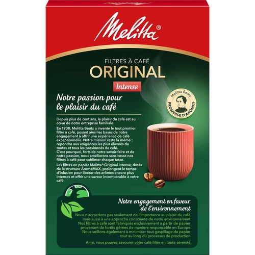 Melitta Filtres à Café Original intense 1x4 x80