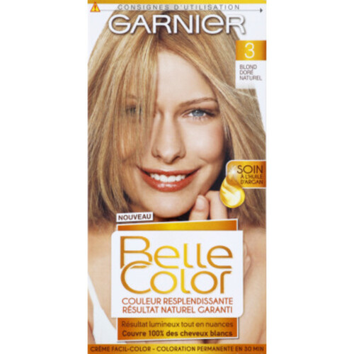 Garnier Belle Color Coloration 3 Blond Doré Naturel