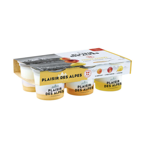 Savoie Yaourt Plaisir des alpes aux fruits jaunes 6x125g