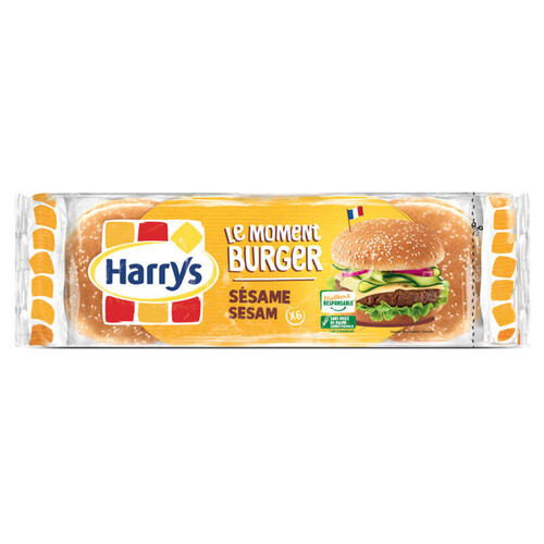 Harrys Pain burger sésame 510G