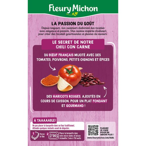 Fleury Michon Chili Con Carne Et Riz 300g