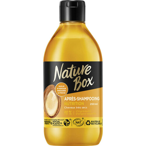 Nature Box Après-Shampooing Nutrition Argan 250ml