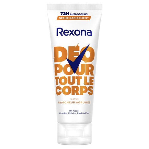 Rexona Déodorant pour Tout le Corps Crème 72h Fraîcheur Agrumes 75ml