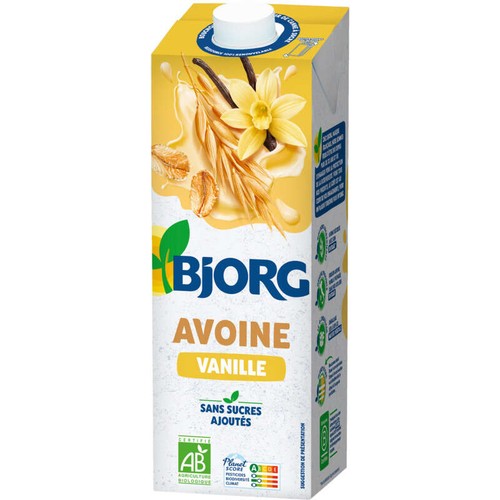 Bjorg Boisson Avoine & Vanille Bio 1L